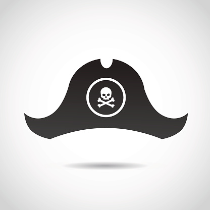 Pirate hat icon.