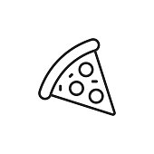 istock Pizza Line Icon. Editable Stroke. Pixel Perfect. For Mobile and Web. 1172486068