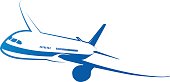 Plane icon set. Vector air travel icons