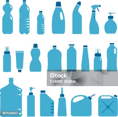 istock Plastic Bottles and Cans 187426057