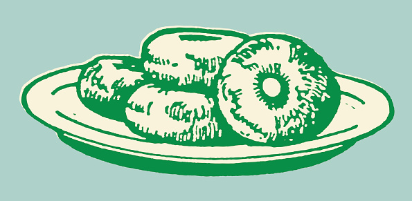 Plate of Doughnuts