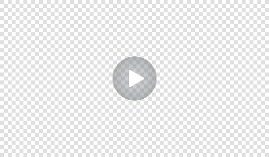 Play video sign or button vector. Transparent Play button isolated on transparent background. Vector.
