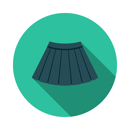 Pleated Skirt Clothing & Accessories Icon