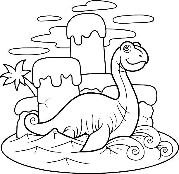 plesiosaur plesiosaur loch ness monster stock illustrations