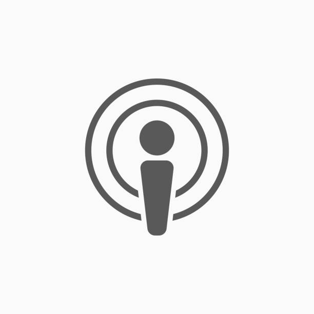 podcast-symbol, podcast-vektor - podcast stock-grafiken, -clipart, -cartoons und -symbole