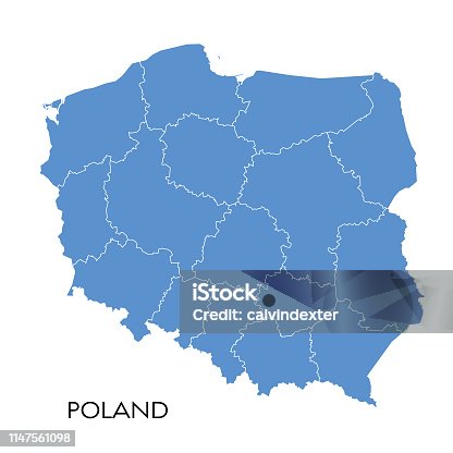 istock Poland map 1147561098
