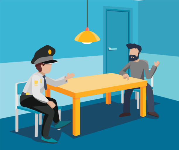 155 Police Interrogation Illustrations Royalty Free Vector Graphics Clip Art Istock