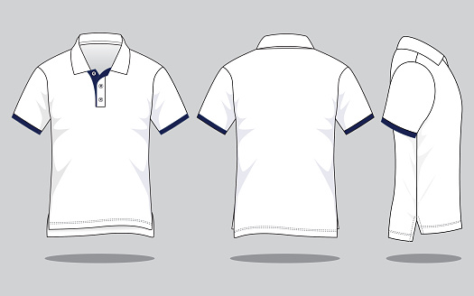  Polo Shirt Vector  For Template Stock Illustration 