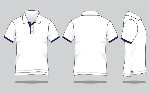 Polo Shirt Vector For Template Stock Illustration - Download Image Now ...