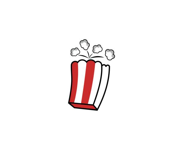 Popcorn icon This illustration/vector you can use national popcorn day stock illustrations