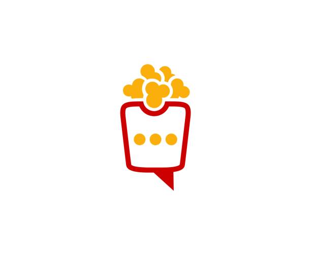 Popcorn icon This illustration/vector you can use for any purpose related to your business. national popcorn day stock illustrations