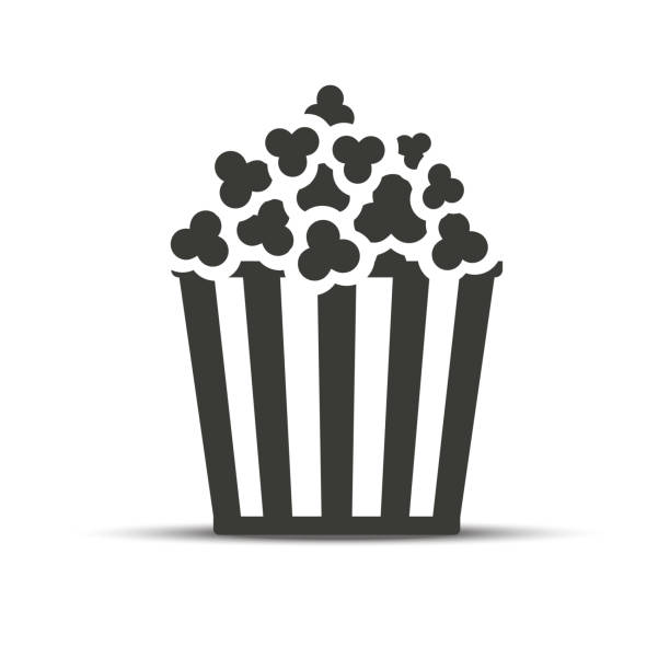 83 Popcorn Box Silhouette Illustrations & Clip Art - iStock