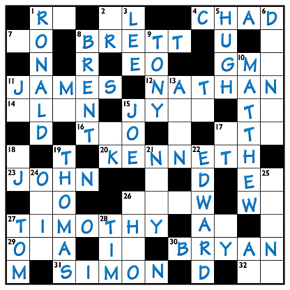 Populer Erkek Isimleri Bir Bulmaca Mavi Murekkeple Yazilmis Stok Vektor Sanati Ad Nin Daha Fazla Gorseli Istock