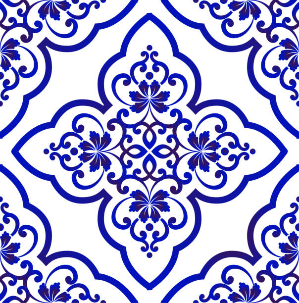 Italian Tile Pattern Illustrations, Royalty-Free Vector Graphics & Clip