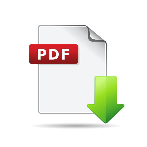 Portable Document Format Download Icon.