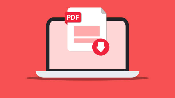 Portable Document Format, PDF File Icon Download To Laptop, Computer