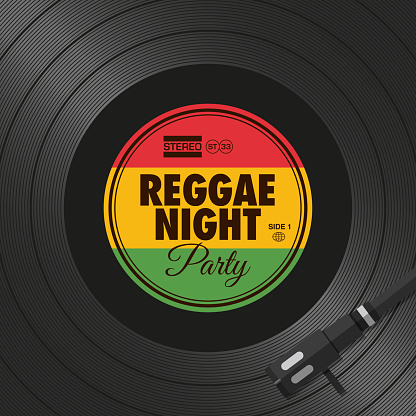 Poster Flyer Reggae Night Party Vinyl Style Stock Illustration Download Image Now Istock