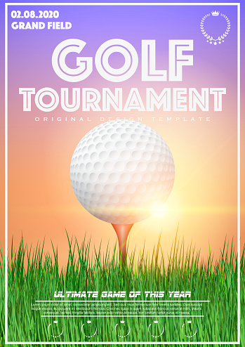 Poster Template of Golf Tournament