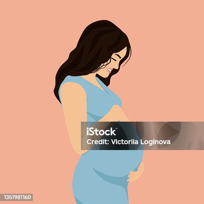 istock Pregnant woman. 1351981160