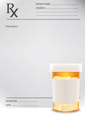 Prescription bottle and prescription