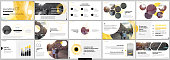 istock Presentation Slide Design Templates on a white background. Vector infographics. 1282450809