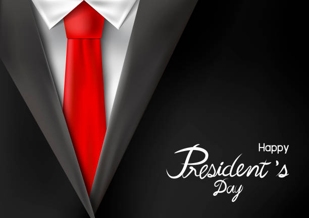 Black Suit Red Tie Background Illustrations Royalty Free Vector