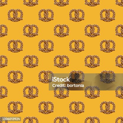 istock Pretzel Bread Pattern 1306013924