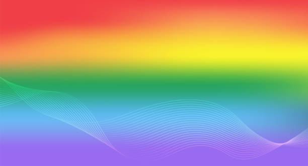 pride gradient background with lgbtq pride. abstract rainbow color with copy space. vector illustration - europride 幅插畫檔、美工圖案、卡通及圖標