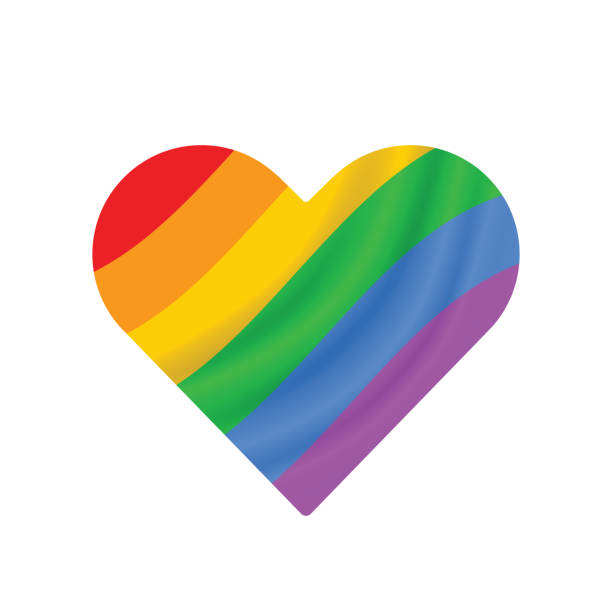 ilustraciones, imágenes clip art, dibujos animados e iconos de stock de mes del orgullo lgbt. ilustración de stock de bandera de espectro arco iris - pride month
