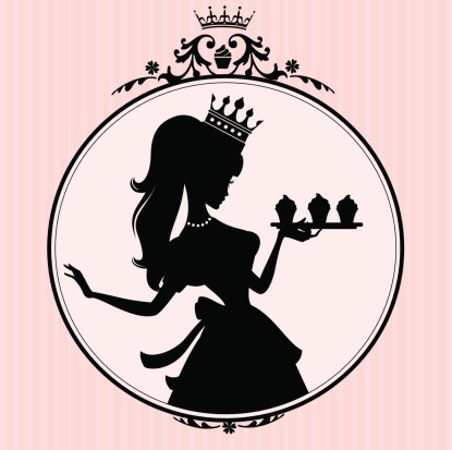 Princess Cupcake Frame