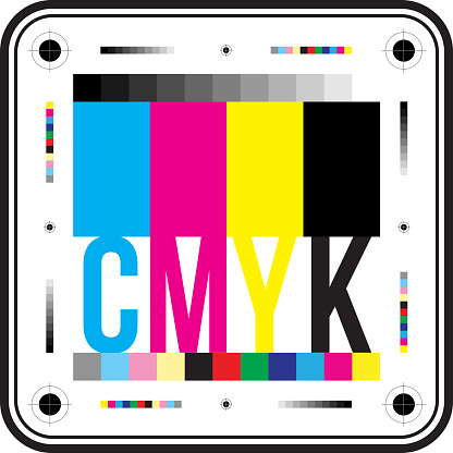 CMYK print colors perfect background.
