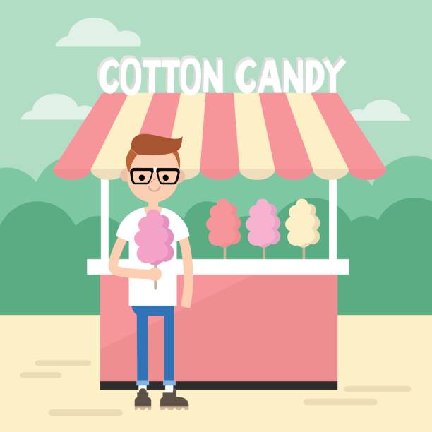 artist print Cotton candy man