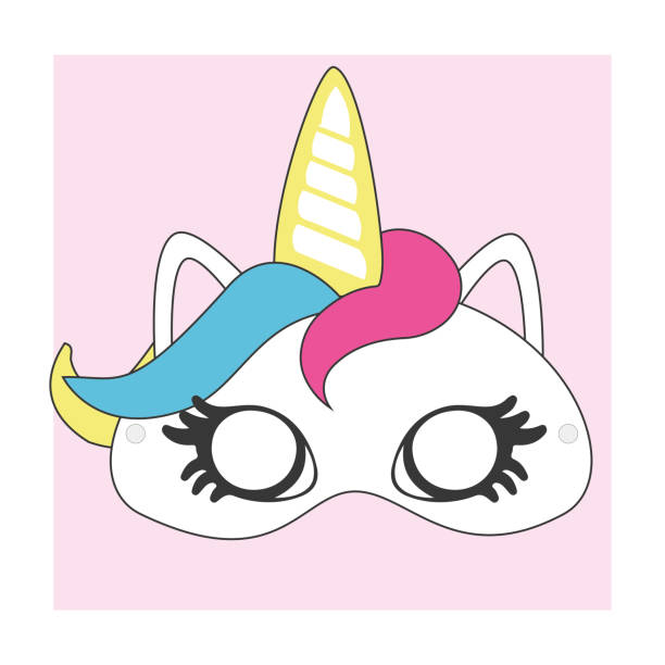 Royalty Free Unicorn Mask Clip Art, Vector Images & Illustrations - iStock