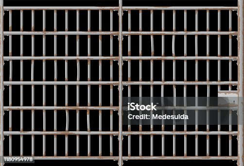 istock Prison Jail Rusty Door 1180954978
