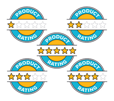 Product Rating Star Review Badges