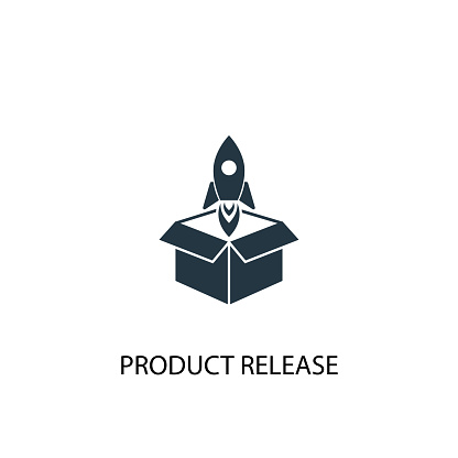 Product Release Icon Simple Element Illustration Stock Illustration ...