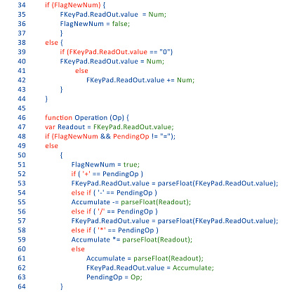 Program Code Page - programming script vector background stock illustration.  script, HTML