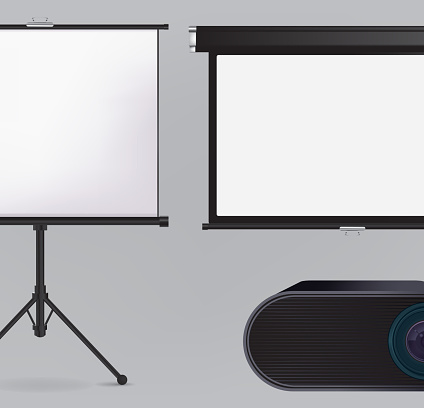 Projector and Projection screen