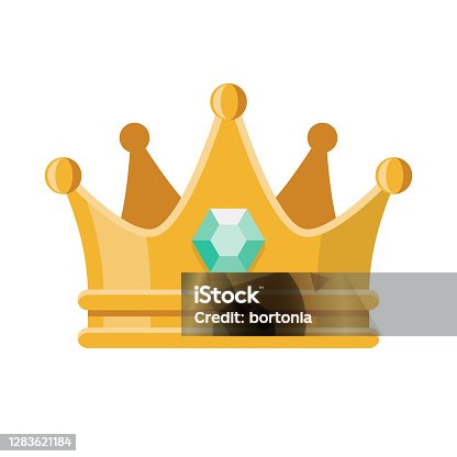 istock Prom Crown Icon on Transparent Background 1283621184