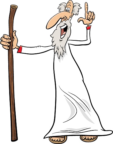 prophet or sage comic character cartoon illustration