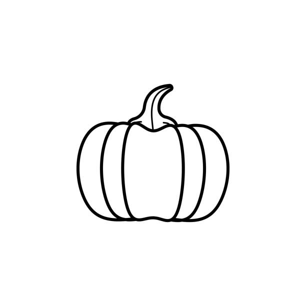 Best Black And White Pumpkin Illustrations Royalty Free Best Black And White Pumpkin Illustrations Royalty Free