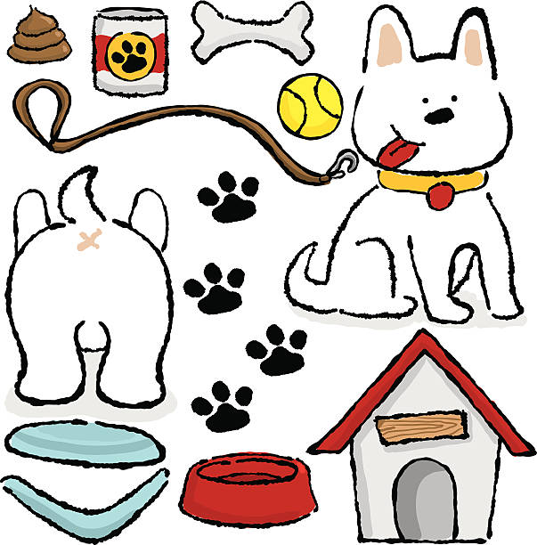 Puppy Stuff icon set Great bunch of a puppy and all of the items needed to take care of a dog. Perfect for the dog lover. EPS and JPEG files included.Icon Set make in adobe Illustrator AI8(vector) File in layers for easy editing and change colors.Be sure to view my other illustrations, thanks! frisbee clipart stock illustrations