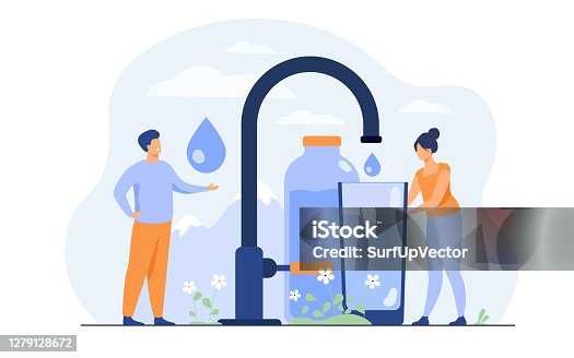 istock Pure fresh water concept 1279128672