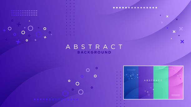 Purple abstract background with wave design vector illustration. Purple abstract background with wave design vector illustration. Concept of purple background. purple background stock illustrations