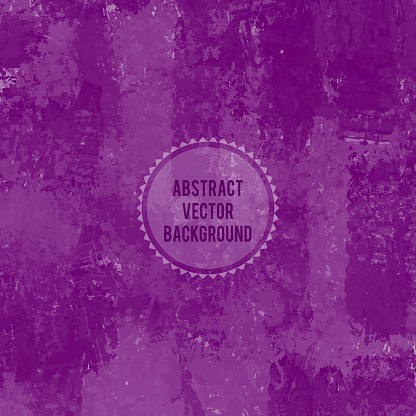 Purple Abstract Wall Texture. Grunge Vector Background.