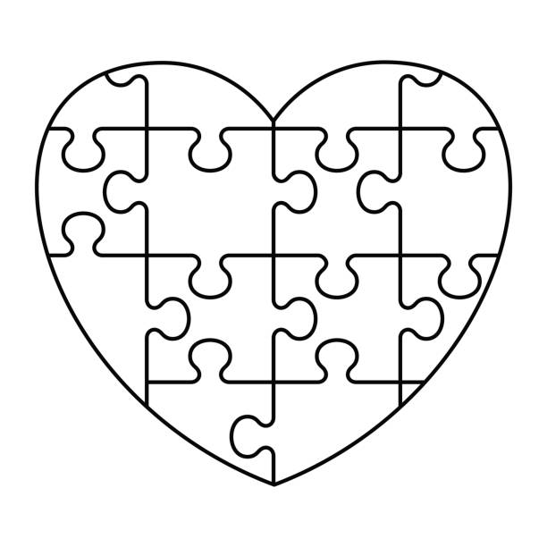 heart-puzzle-template-illustrations-royalty-free-vector-graphics