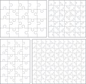 Puzzle set: 20, 24, 49, 120 pieces