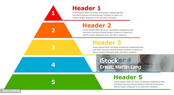 istock Pyramid infographic chart 1131779970