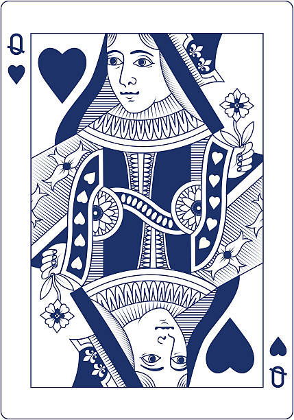 Royalty Free Queen Of Hearts Clip Art, Vector Images & Illustrations