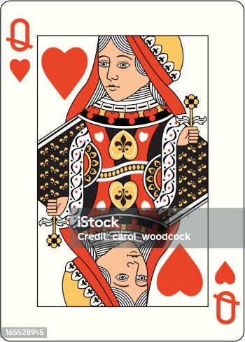istock Queen of Hearts Two Playing Card 165528945